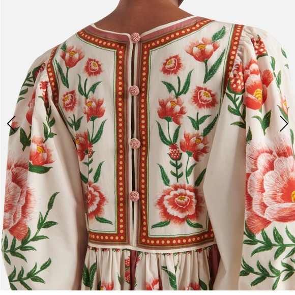 New Farm Rio Ainika Floral Maxi Dress - Picture 4 of 7